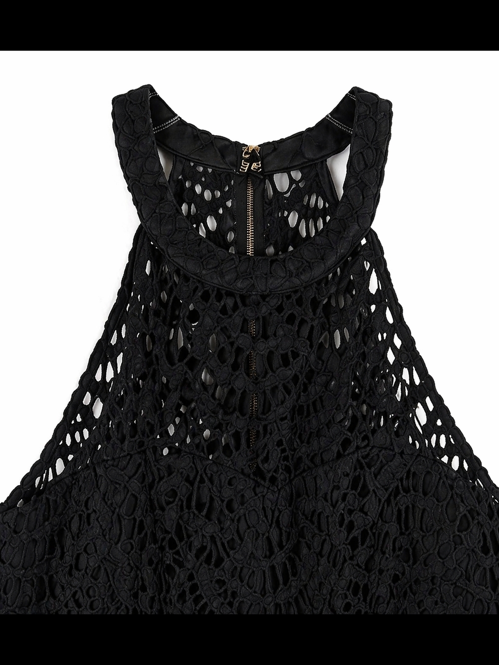 Lilly Pulitzer Black Lace Halter Dress Size 2 | Eyelet Midi Cocktail Dress - Picture 3 of 13